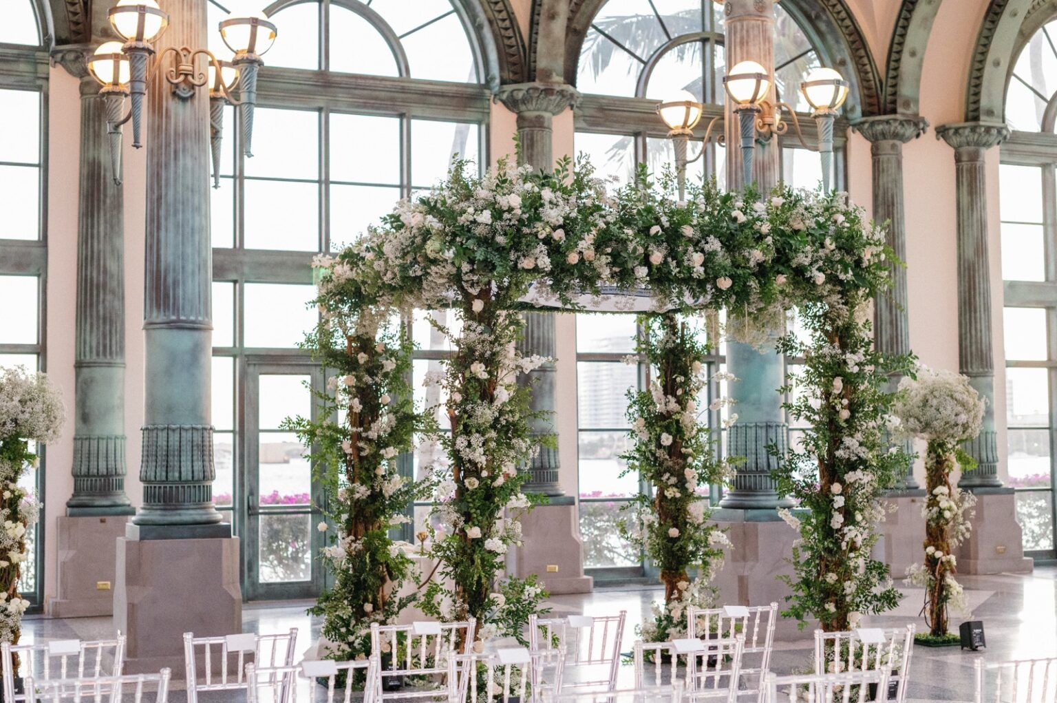 Flagler Museum wedding planned by Olive and Ivory Events
