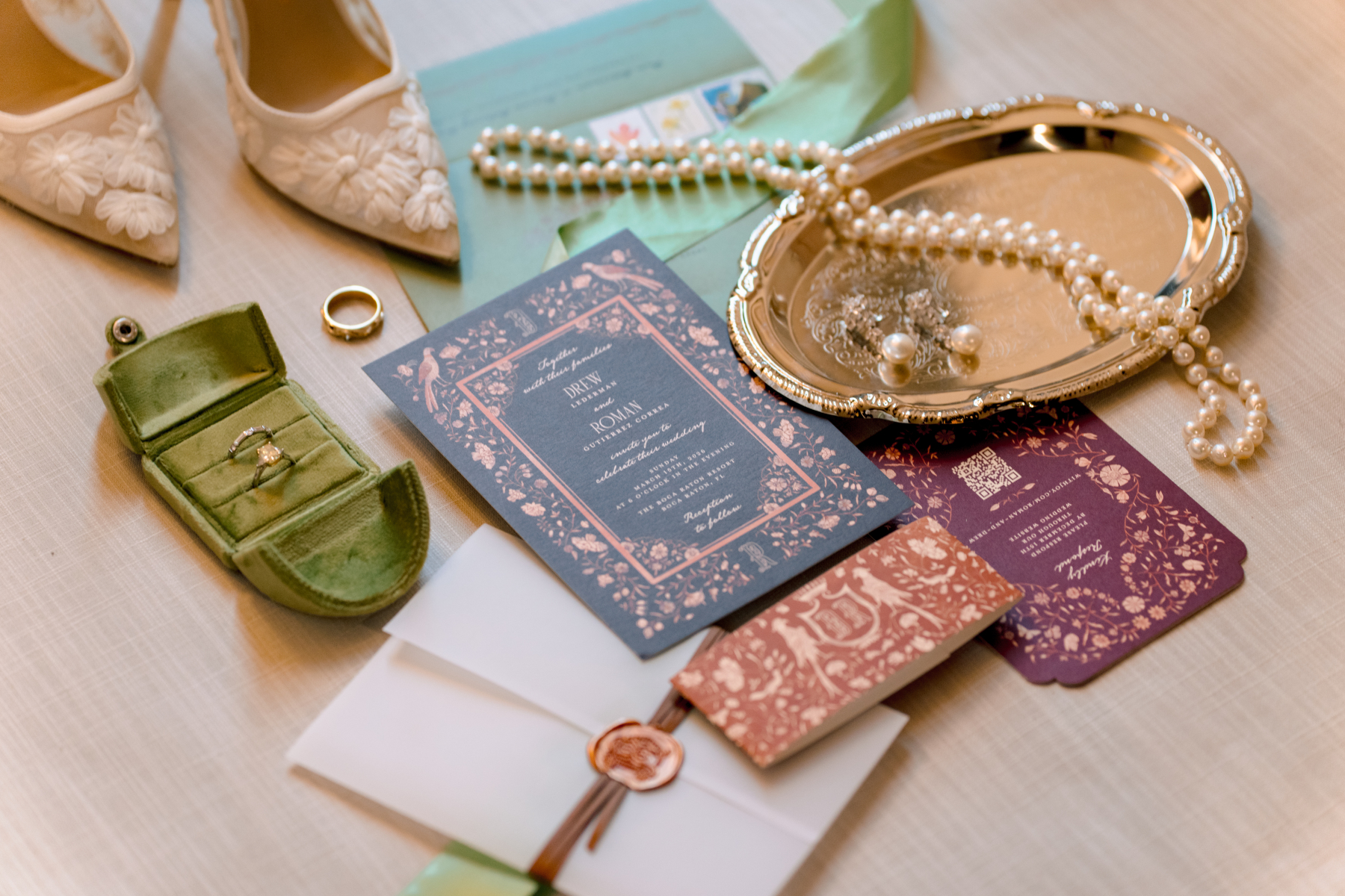 romantic wedding lighting and candles The Boca Raton Hotel