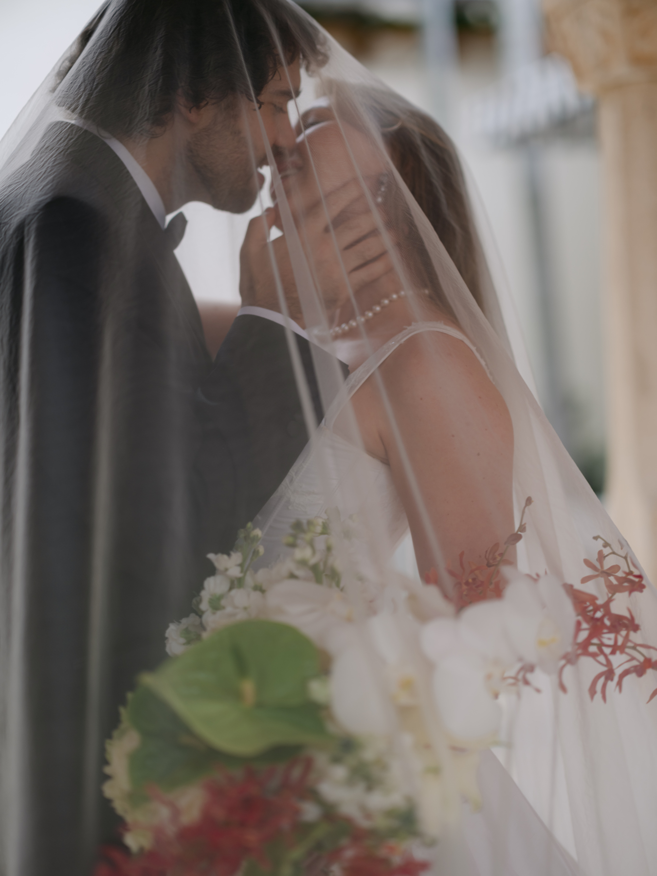 wedding cake and dessert table at The Boca Raton Hotel