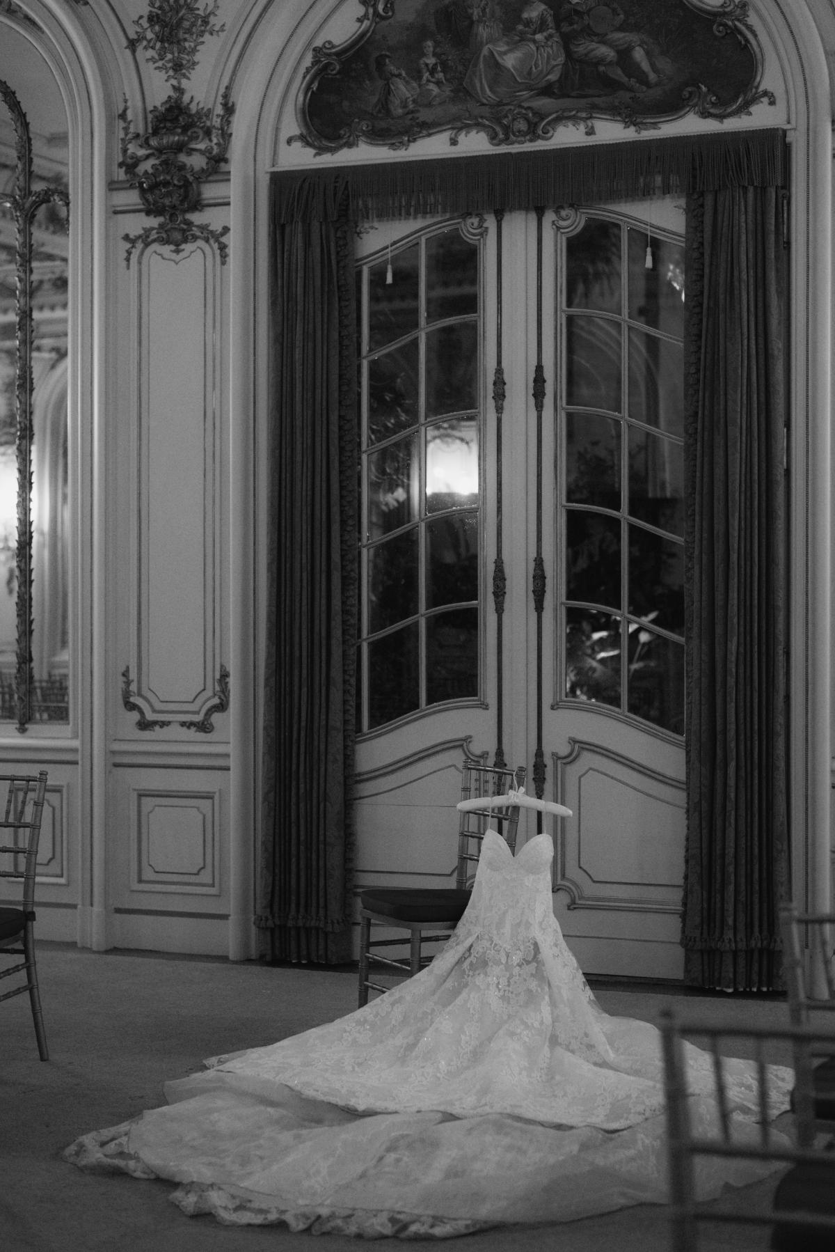 Flagler Museum wedding ceremony grand staircase Palm Beach Florida